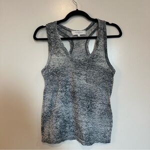 Alexander Wang Heather Grey Feathered Racerback Tank Top size medium women’s